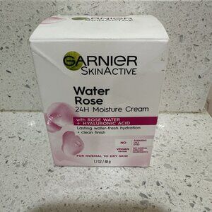 Garnier SkinActive Water Rose 24H Moisture Cream W/ Hyaluronic Acid 1.7Oz New